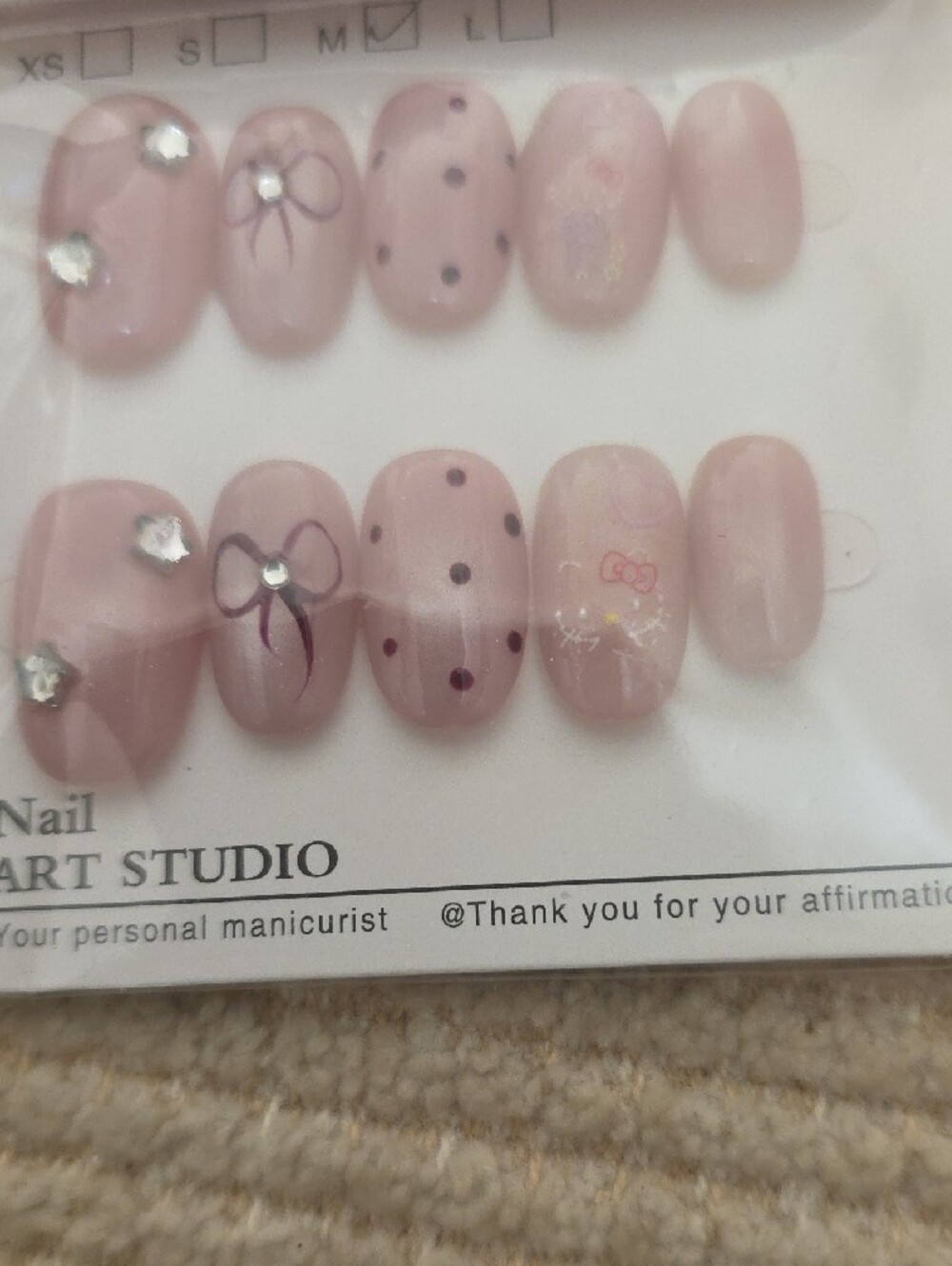 GLAMNETIC Neutral Press-On Nails - Picture 2 of 7